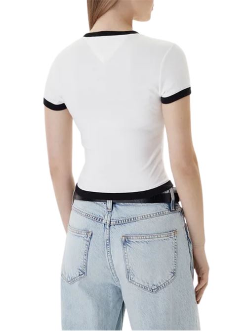 T-shirt corta slim fit Tommy Jeans | DW0DW22575YBL